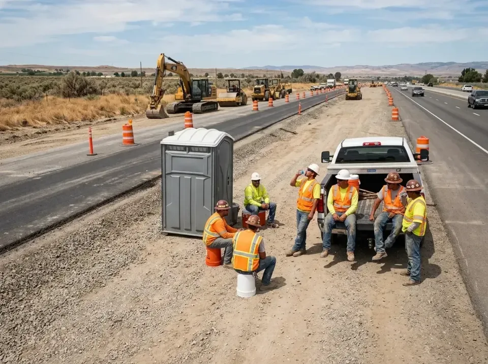 highway-road-construction-crew-007 — frequently asked questions, Porta Potty and Restroom Rentals in Salida, CA